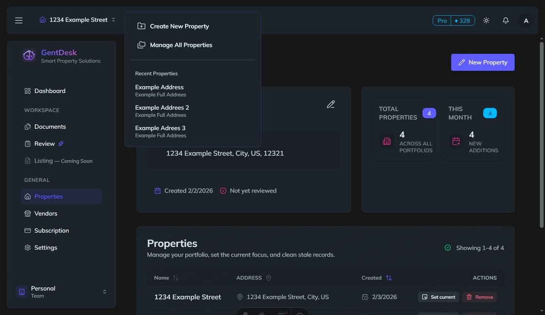 Centralized Property Records
